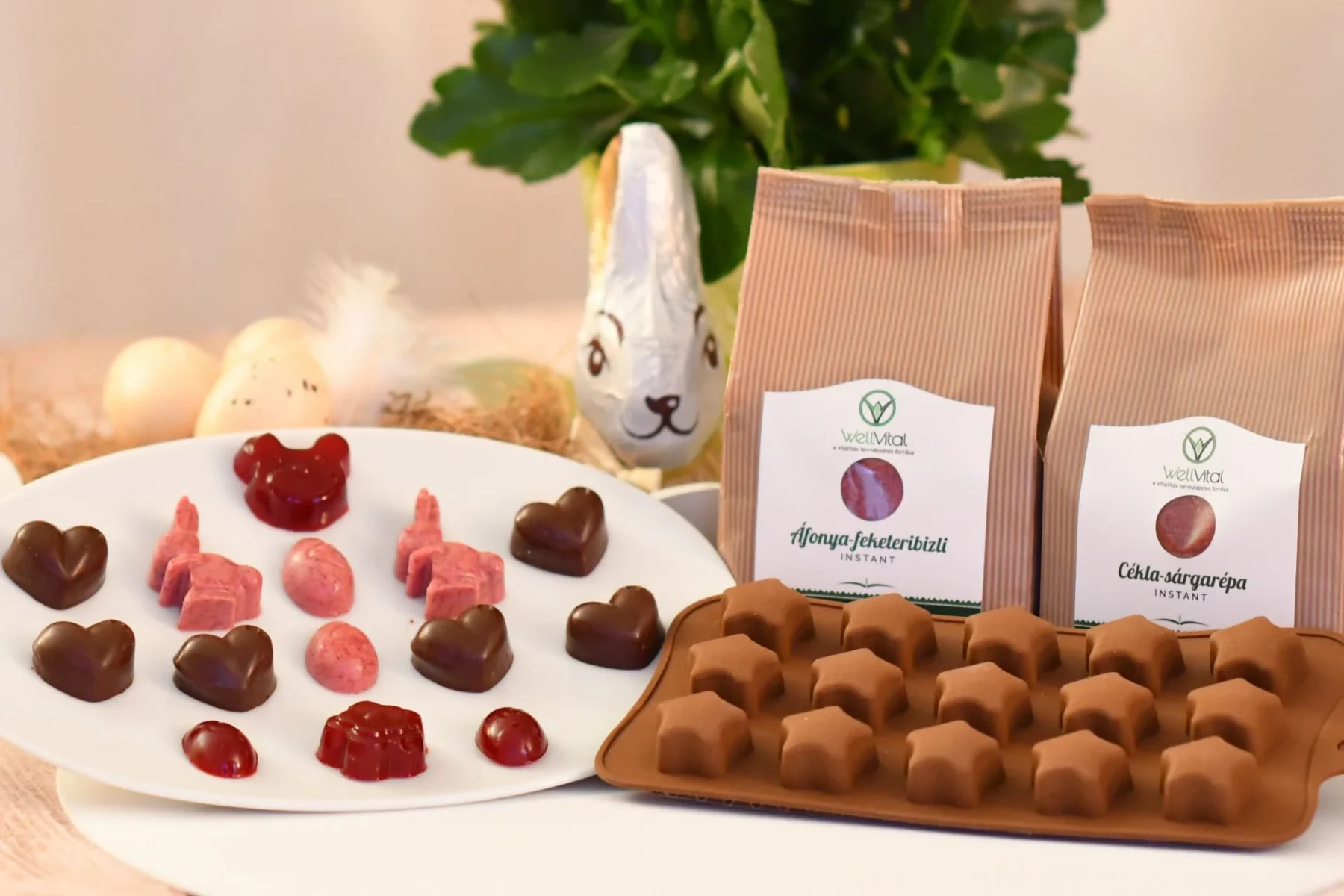wellvital antioxidans csoki bonbon zoldseg gyumolcs kristaly - WellVital