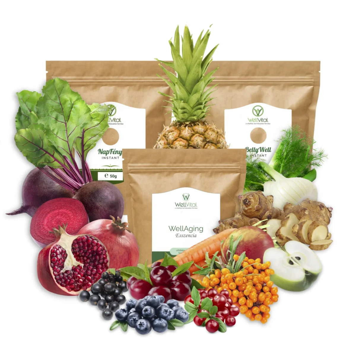wellaging bellywell napfeny trio 50g - WellVital