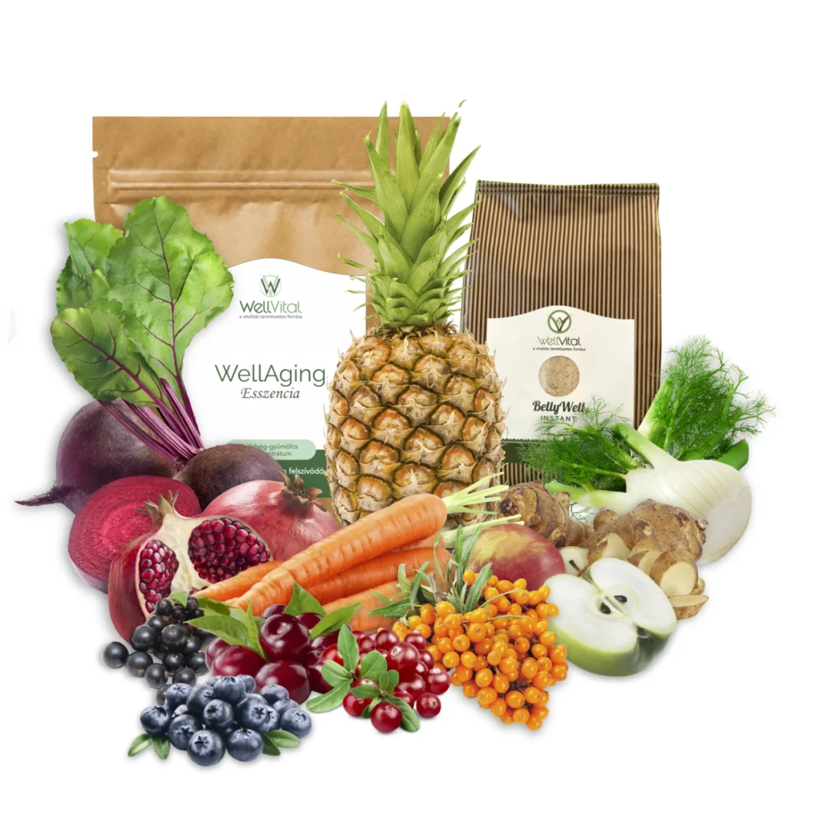 wellaging bellywell duo 200g bundle - WellVital